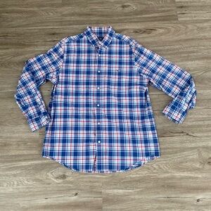 Vineyard Vines Blue and Red Checkered Shirt